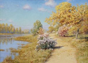 Hostlandskap by Johan Fredrik Krouthen