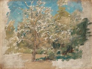 Blommande Frukttrad by Johan Fredrik Krouthen
