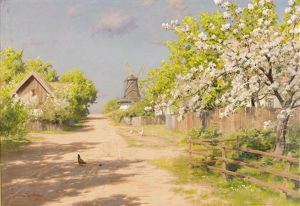 Vid Landsvagen - Gardsidyll I Sommargronska Vid Landsvagen - Gardsidyll I Sommargronska