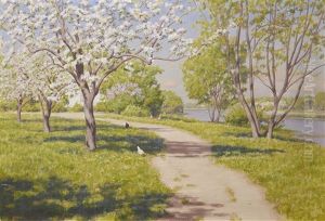 Apple Orchard by Johan Fredrik Krouthen