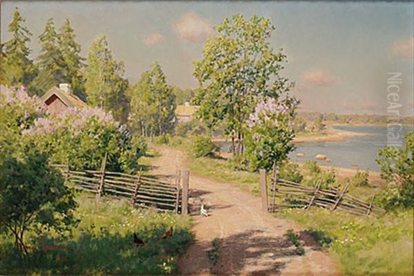 Sommaridyll Med Pickande Hons - view 1