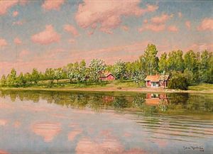Sommaridyll by Johan Fredrik Krouthen