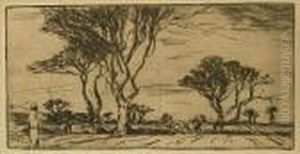 Plough Team In A Landscape