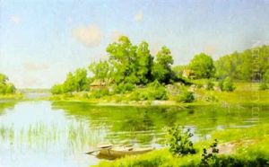 Sommarlandskap Med Eka Sommarlandskap Med Eka