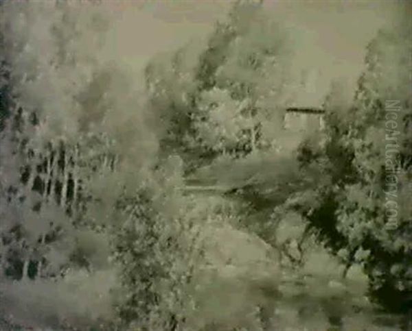 Torp Vid Back - Soligt                                      Sommarlandskap - view 1