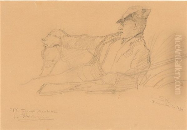 Portrait Of Theatre Director Jacob Jorgen Jacobsen - view 1