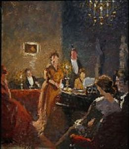 En Duet by Peder Severin Kroyer