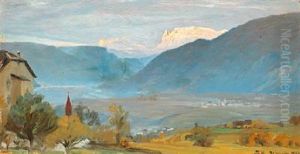 Alpeglod. Bjerglandskab I Tyrol