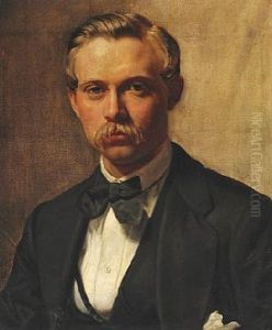 Portrait Of P. S. Kroyer's Half Brother And Cousin Vilhelm Born by Peder Severin Kroyer