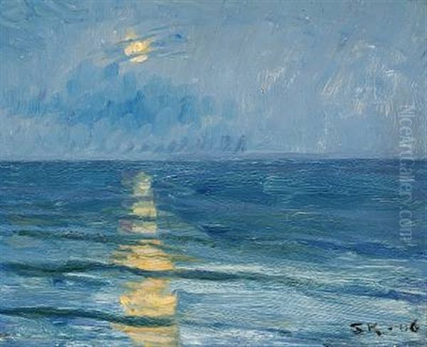 Maaneskin Over Havet. Midsommeraften - view 1