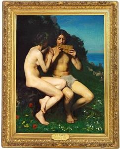 Daphnis And Cloe by Peder Severin Kroyer