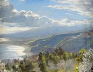 Kustvy Taormina, Sicilien