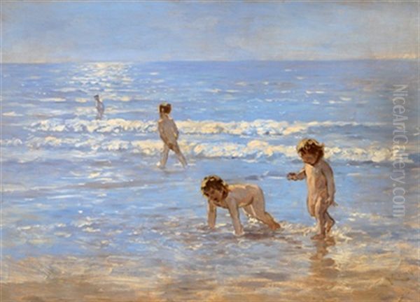 Badende Kinder - view 1