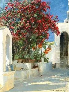 Blomstrende Nerier. Solskin. Anacapri