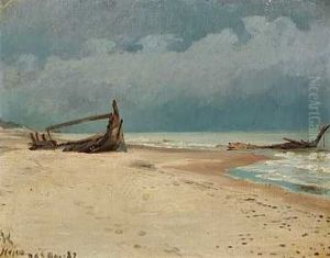 Stranden Ved Hojen by Peder Severin Kroyer