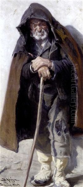 A Sicilian Beggar - view 1