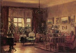 Interior, Antagelig Fra Kunstnerens Barndomshjem by Peder Severin Kroyer