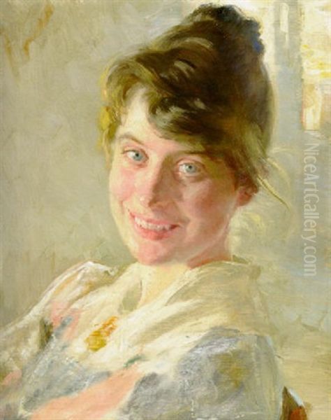 Marie Kroyer Smilende Og Nyforelsket - view 1