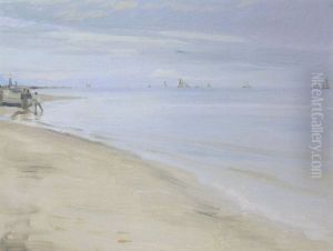 Skagen Strand by Peder Severin Kroyer