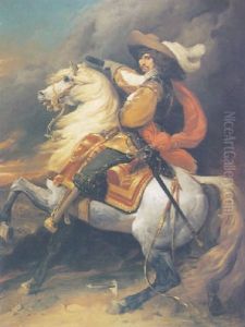 Portrait Of Josias, Comte De Rantzau, Marechal De France, On Horseback