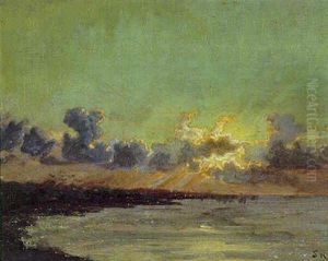Solnedgangsstemming Over Skagen Strand by Peder Severin Kroyer