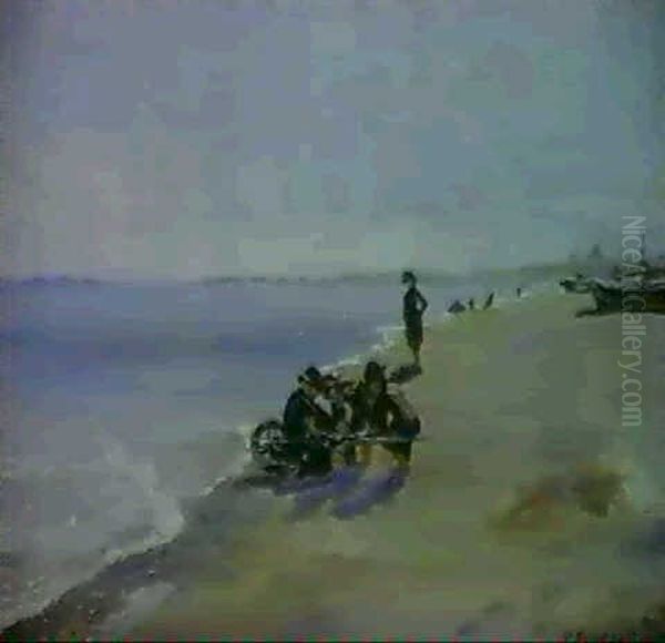 Drenge Pa Skagens Strand - view 1
