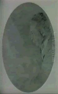 Portraet Af En Srivende Mand, Studie, Grisaille
