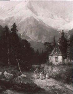 Partie Bei Davos by Julius Kruchen
