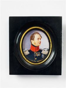 A German Portrait Miniature Of Frederick William Iv Of Prussia