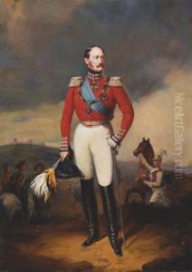 Portrait Of Nicholas I by Franz Kruger