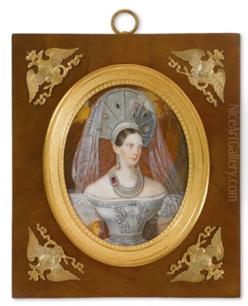 A Portrait Of Empress Alexandra Fedorovna - view 1