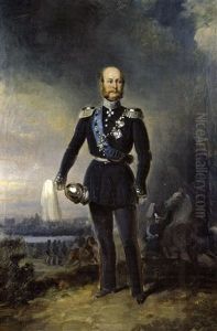 Bildnis Des Grosherzogs Friedrich Franz Ii Von Mecklenburg-schwerin by Franz Kruger