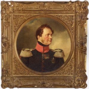 Portrait Of King Friedrich Wilhelm Iv In Military Uniform