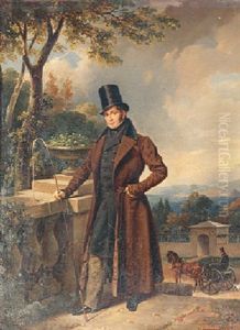 Portrait Of Ludwig Adolph Friedrich Furst Zu Sayn-wittgenstein Portrait Of Ludwig Adolph Friedrich Furst Zu Sayn-wittgenstein