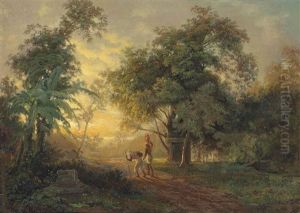 Indische Abendlandschaft