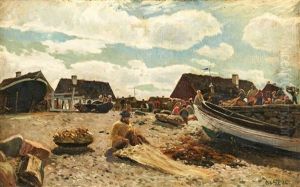 Fiskelage I Skagen by Olof Krumlinde