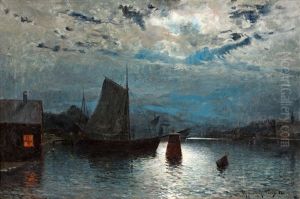 Flodlandskap I Mansken