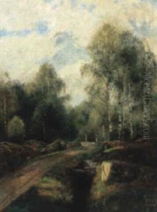 V,g Genom Bj"rkskog by Olof Krumlinde