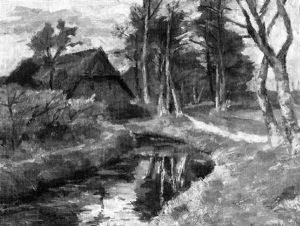 Lichte Herbstlandschaft Mit Bauernhaus Bei Worpswede Lichte Herbstlandschaft Mit Bauernhaus Bei Worpswede