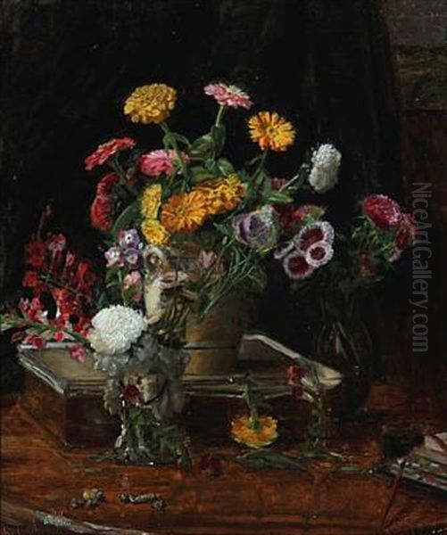 Still Life With Flowers On A Table - view 1