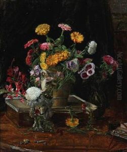 Still Life With Flowers On A Table