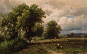 Berry Grounds, Ulster County, Ny by Hendrik Dirk Kruseman van Elten