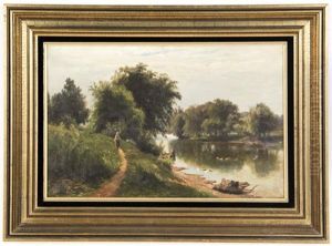 Morning Esopus Creek by Hendrik Dirk Kruseman van Elten