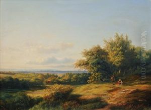 Figures In A Vast Summer Landscape Figures In A Vast Summer Landscape