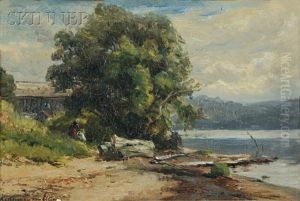Schroon Lake, Adirondacks, Warren, Essex County, New York by Hendrik Dirk Kruseman van Elten