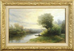 Pecheur Dans Une Barque by Hendrik Dirk Kruseman van Elten