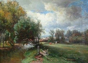 Paysage Champetre Hollandais by Hendrik Dirk Kruseman van Elten