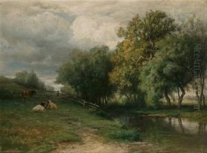 Cloudy Afternoon, New Jersey by Hendrik Dirk Kruseman van Elten