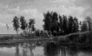The Red Roofs by Hendrik Dirk Kruseman van Elten