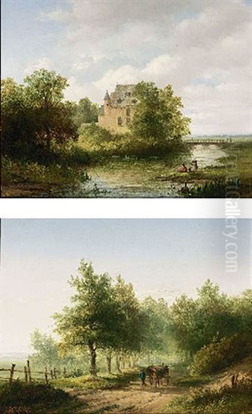 A Peasant On A Country Road - view 1